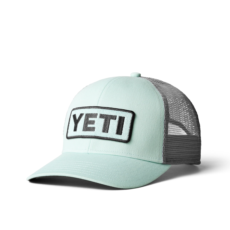 YETI Logo Badge Trucker Hat Ice Mint-1